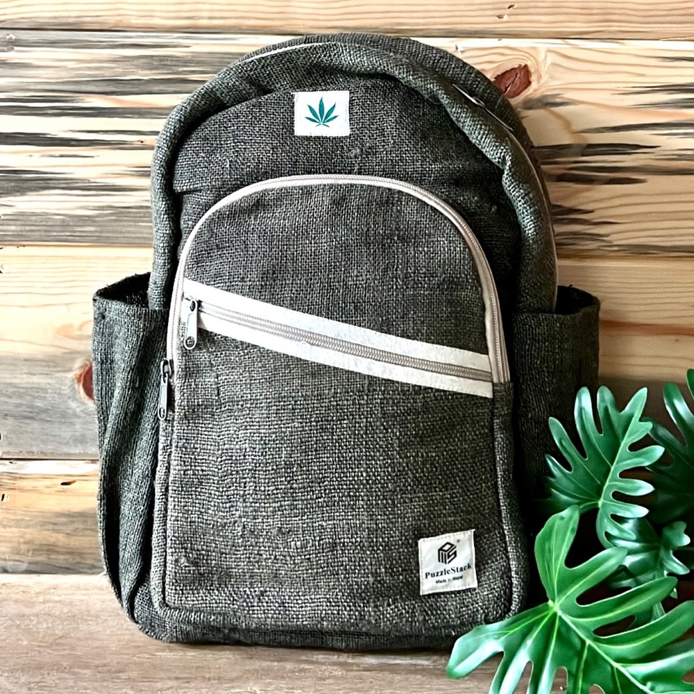 Pure Hemp Backpack Full Size Unisex Design